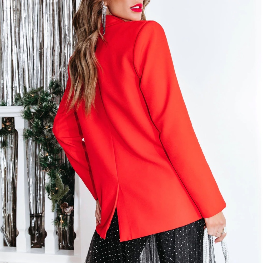 VICI Collection Red blazer - Picture 6 of 6